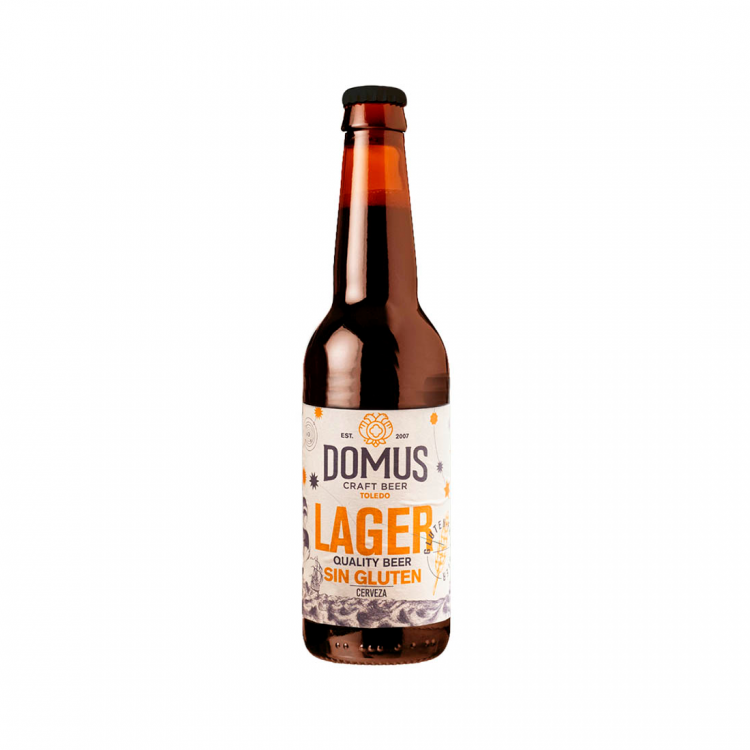 Cerveza Domus Lager Sin Gluten 33cl