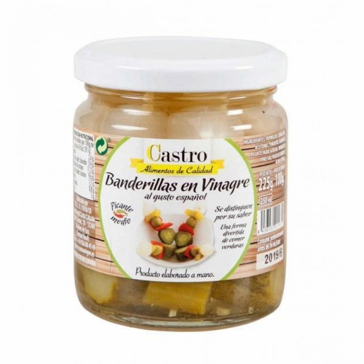 Conservas Castro Banderillas Agridulces 370ml