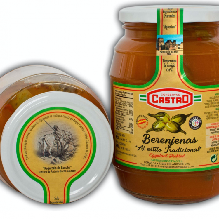 Conservas Castro Berenjena del Campo de Calatrava Tradicional 950ml